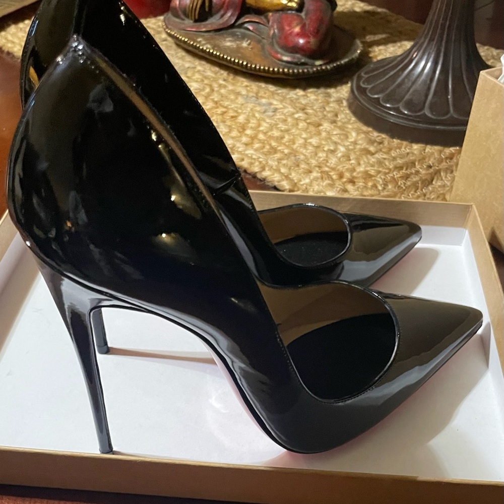 Christian Louboutin Glossy Black Heels